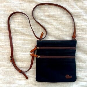 Dooney & Bourke Black Nylon Crossbody Purse